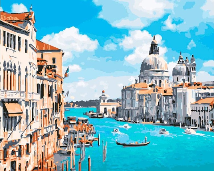 Картина по номерам «Голубое небо Венеции»