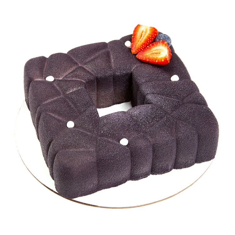 Форма силиконовая для тортов и пирогов, 18х18х5,5 см, S-CHIEF — картинка 2