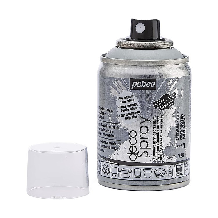 Краска на водной основе decoSpray, 093728 Серый — картинка 2