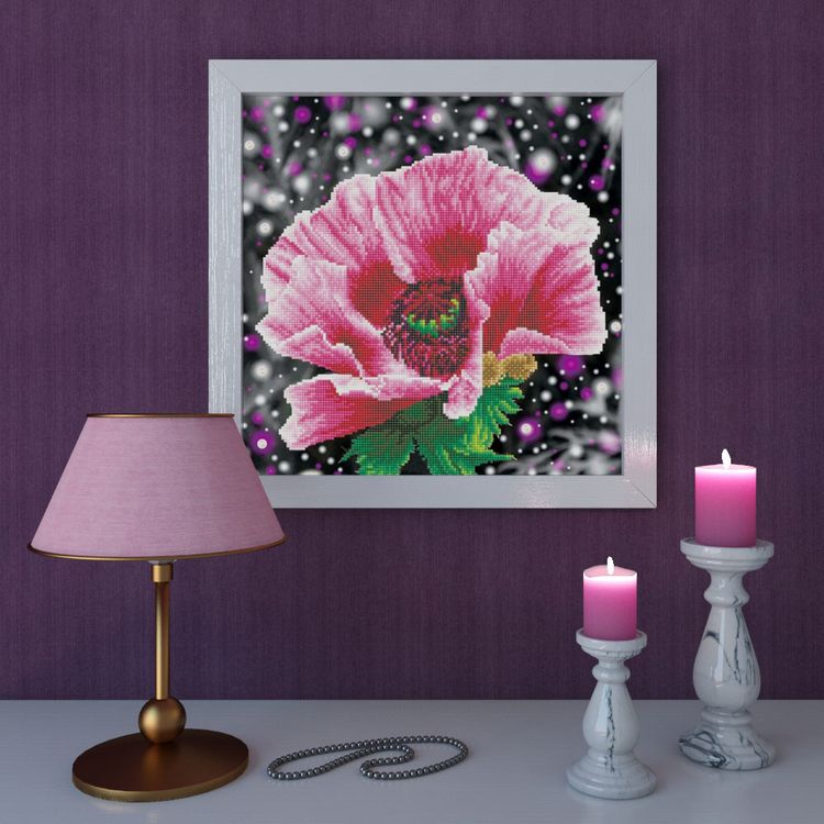 Алмазная вышивка «Мак» — картинка 2