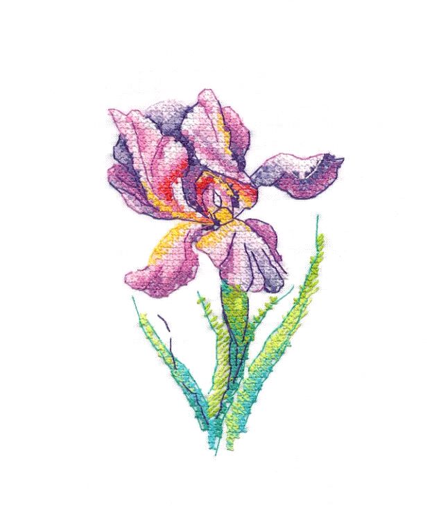 Набор для вышивания «Радужный цветок»