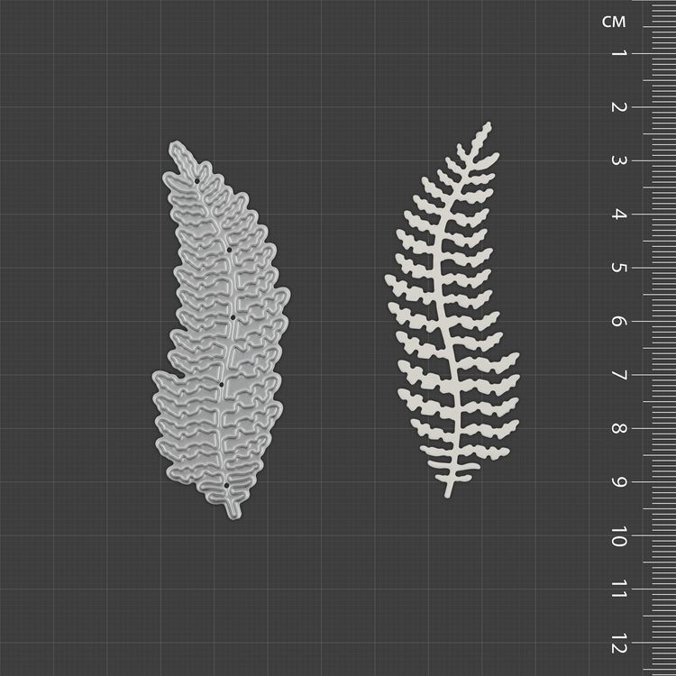 Нож для вырубки «Листик», 2,8x7,2 см, Mr.Painter — картинка 2