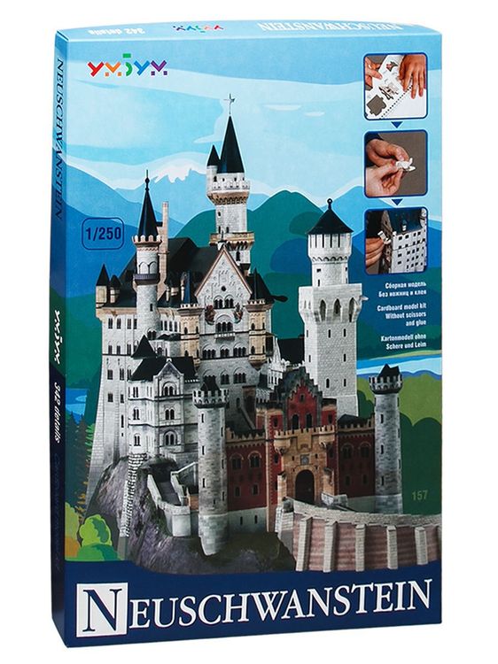 Сборная модель из картона «Замок Neuschwanstein» — картинка 4