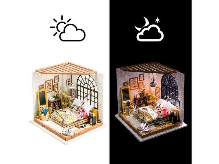 Набор для создания миниатюры (румбокс) «Комната отдыха» — картинка 3