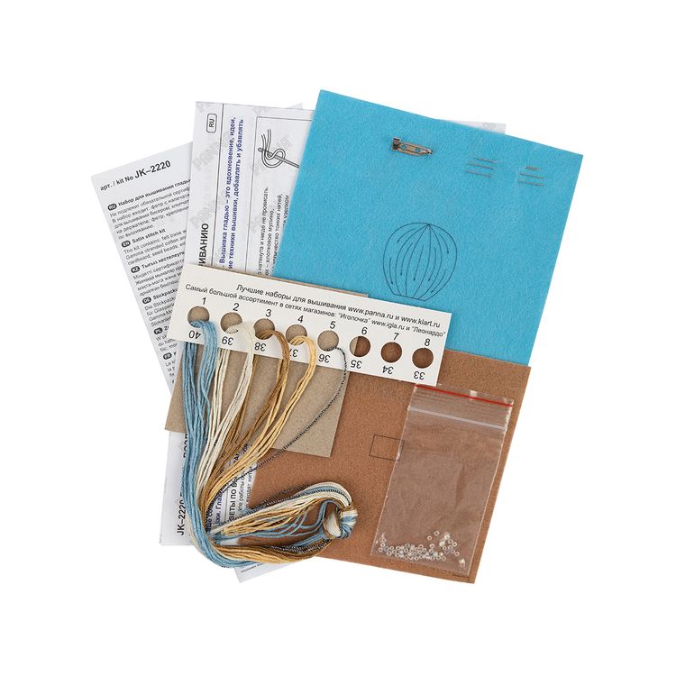 Набор для вышивания «Брошь. Воздушный шар» — картинка 5