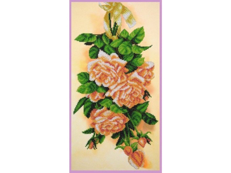Набор для вышивания бисером «Винтажные розы»