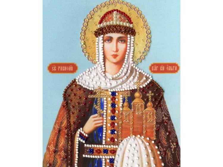 Набор вышивки бисером «Икона Святой Равноапостальной Княгини Ольги»