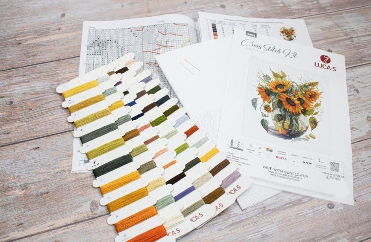 Набор для вышивания «Ваза с подсолнухами» — картинка 2