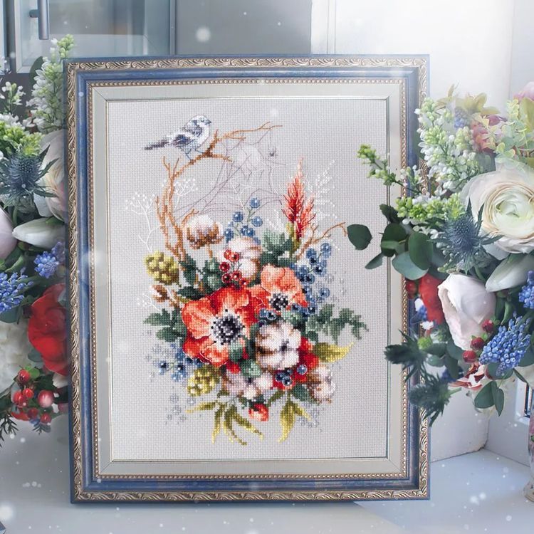 Набор для вышивания «Мак и хлопок» — картинка 3