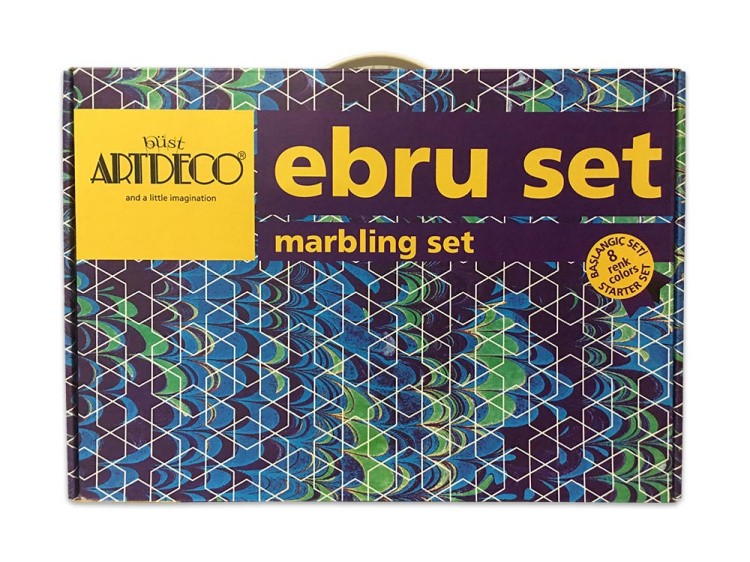 Набор для эбру 8 цветов, ArtDeco — картинка 5