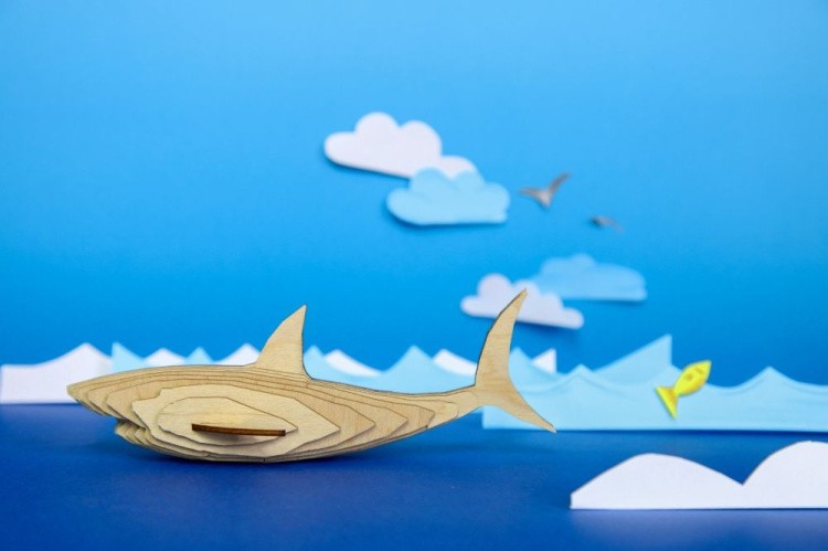 Конструктор из дерева «Акула», UNIWOOD — картинка 3