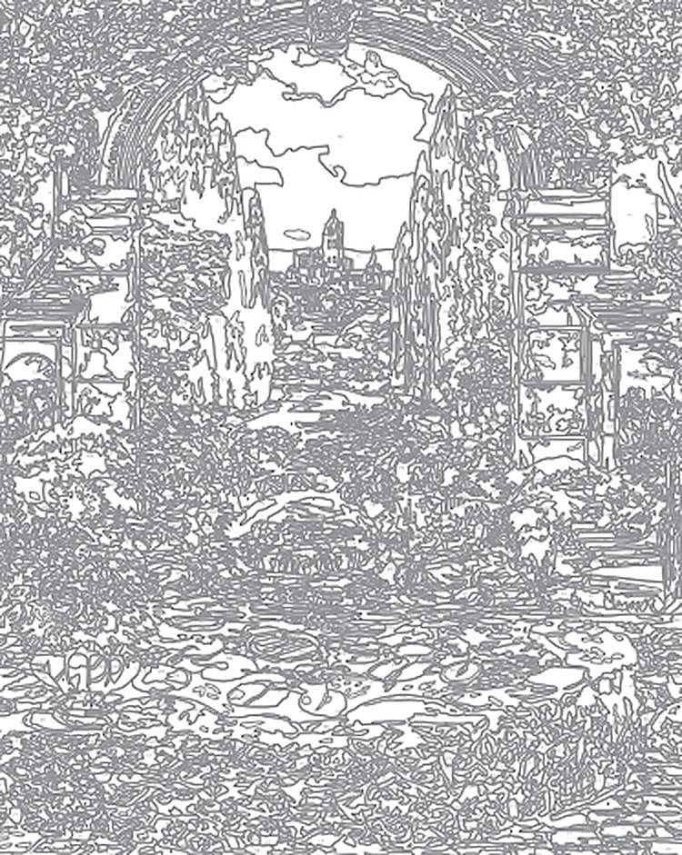 Картина по номерам «Улочка с кипарисами» — картинка 2