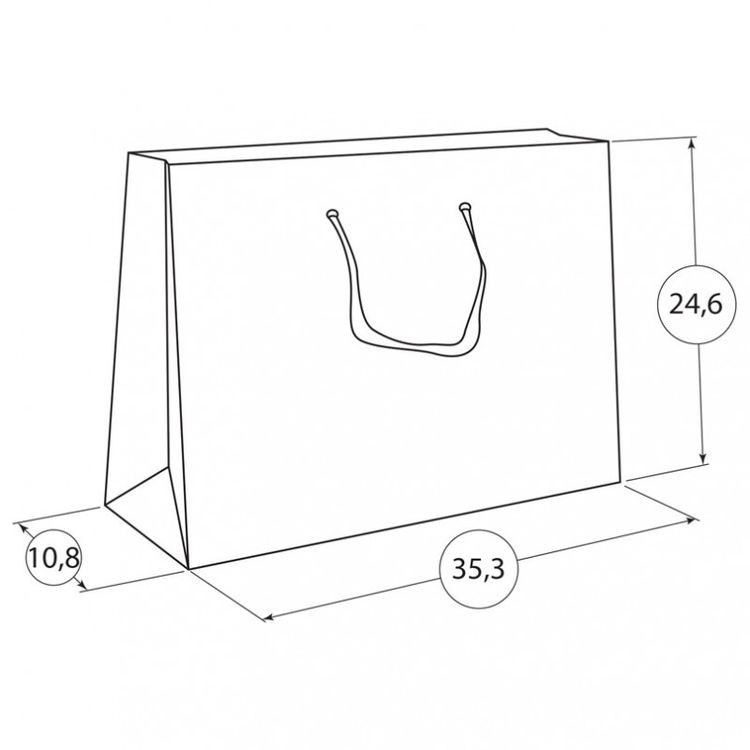 Подарочный пакет «Коричневая лента» — картинка 7