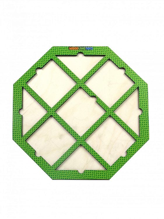 Развивающее пособие из дерева Головоломка «Калейдоскоп. Полянка» — картинка 5