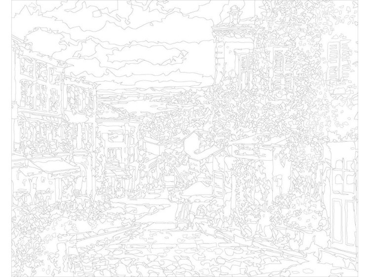 Картина по номерам «Городские улицы» — картинка 3