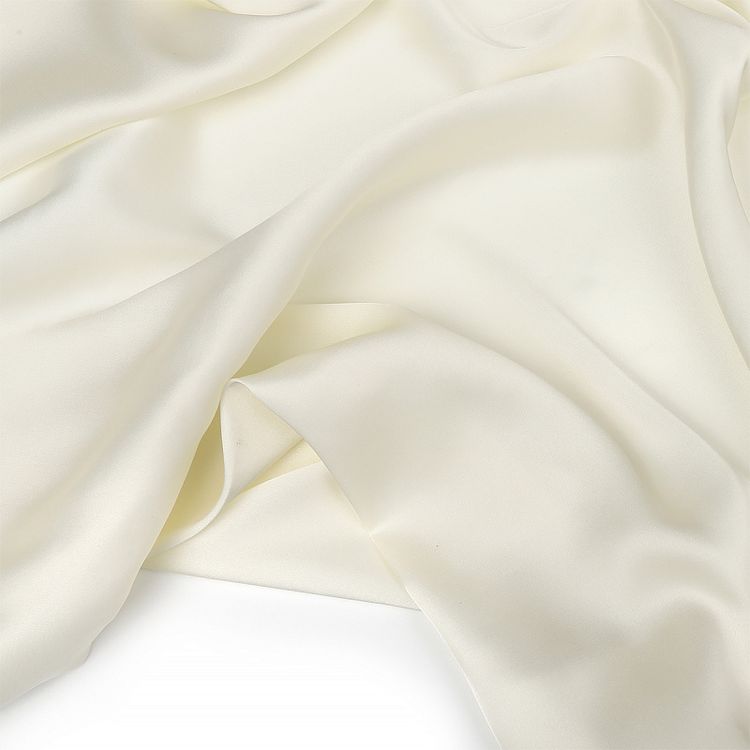 Ткань шелк Армани, 5 м, ширина 150 см, 90 г/м², цвет: 73 молочный (аивори), TBY — картинка 5