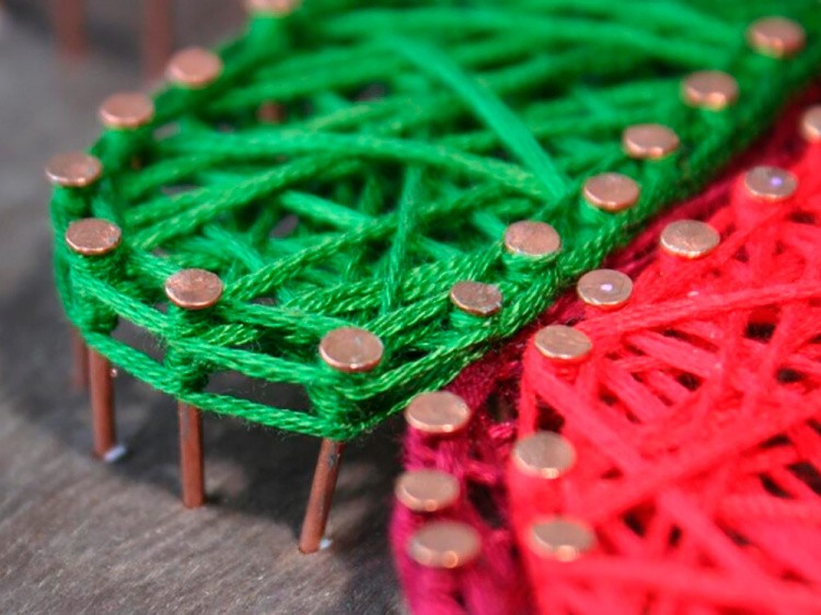 Набор для творчества STRING ART «Варежки» — картинка 3