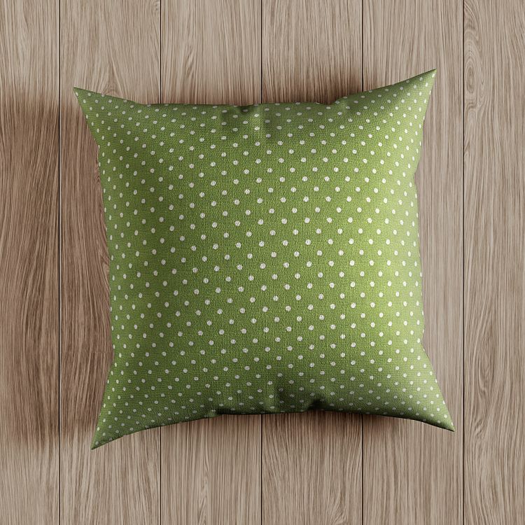 Ткань лен, 140 г/м², 30% лен, 70% хлопок, 3 м, ширина 150 см, цвет: салатовый, принт, TBY — картинка 8