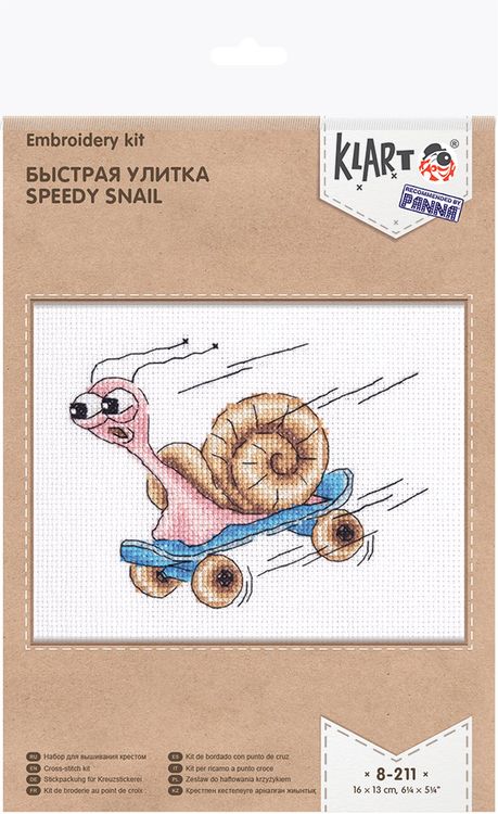 Набор для вышивания «Быстрая улитка» — картинка 2