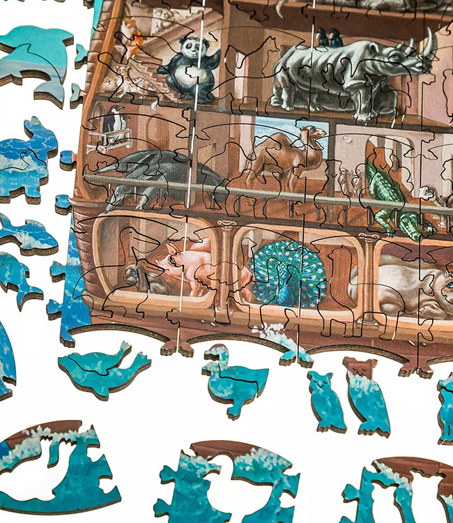 Деревянные пазлы DAVICI «Ноев ковчег» — картинка 6