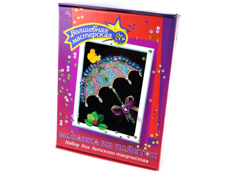 Мозаика из пайеток «Зонтик» — картинка 2