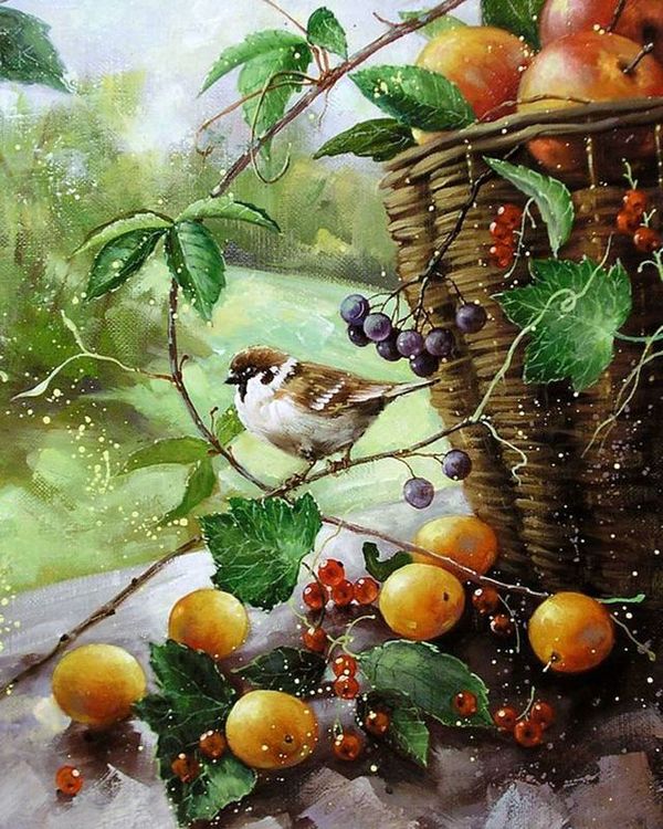 Алмазная вышивка «Птичка» — картинка 2