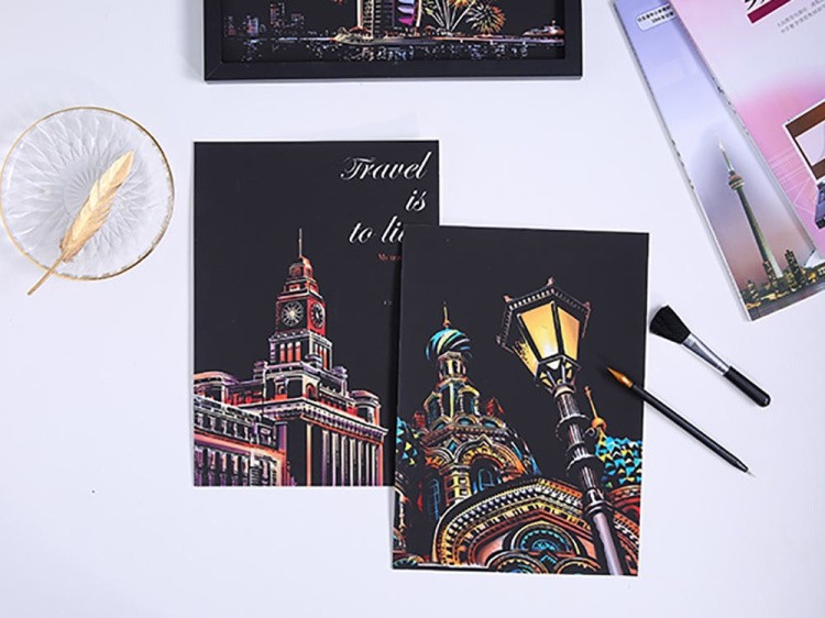 Скретч-набор «Street Cornor» (цветные) — картинка 2