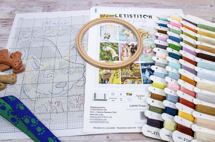 Набор для вышивания «Doggy Calendar (Календарь с собаками)» — картинка 3