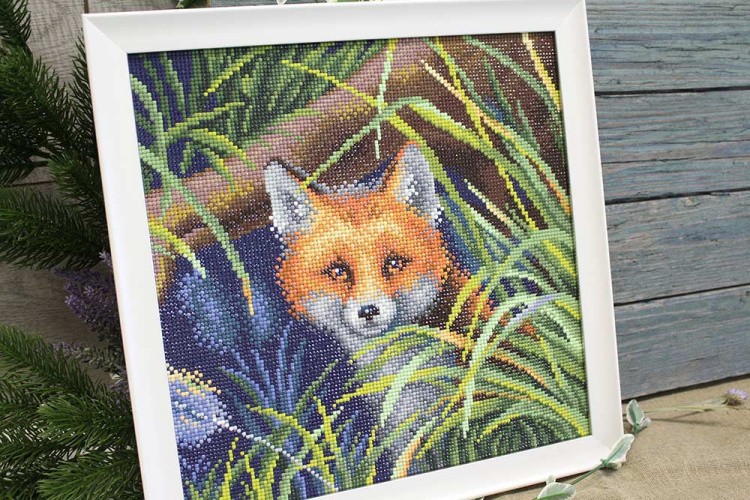 Алмазная вышивка «В тени трав» — картинка 3