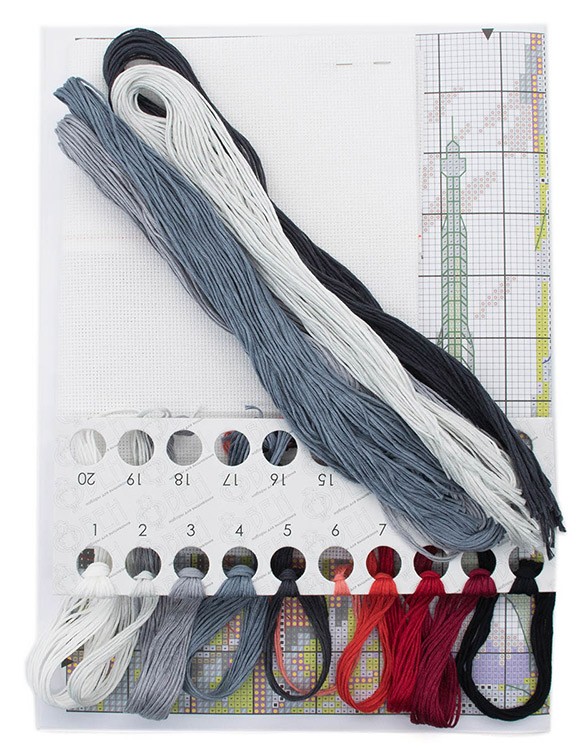 Набор для вышивания «В Париже дождь» — картинка 3