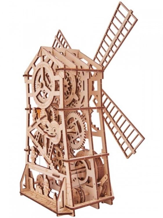 Конструктор из дерева «Механическая мельница», Wood Trick — картинка 6