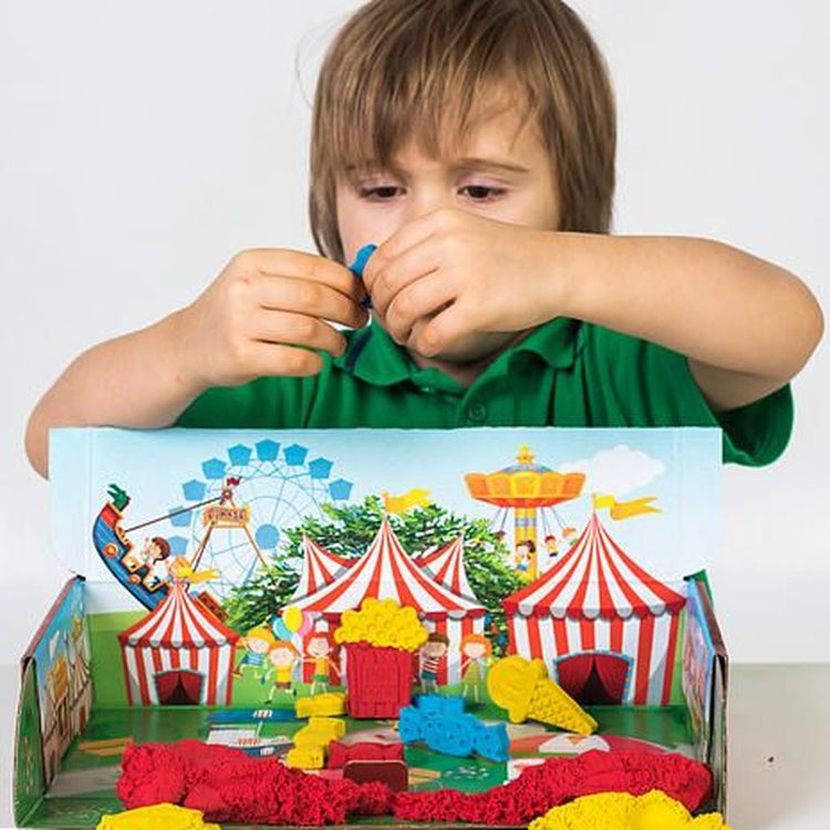 Тянущийся пластилин Эластик «Candy land», желтый, синий, красный, 360гр. — картинка 4