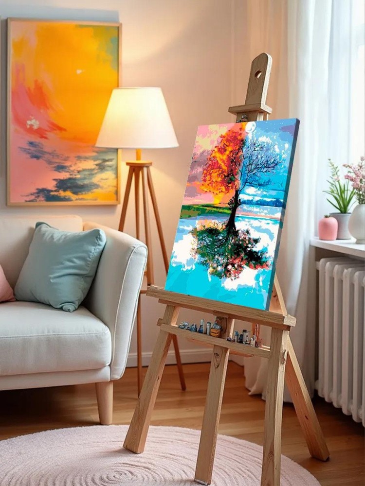 Картина по номерам «Четыре сезона» — картинка 9