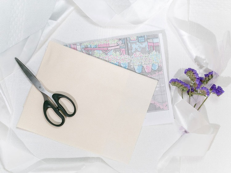 Набор для вышивания «Парижский цветочный рынок» — картинка 4