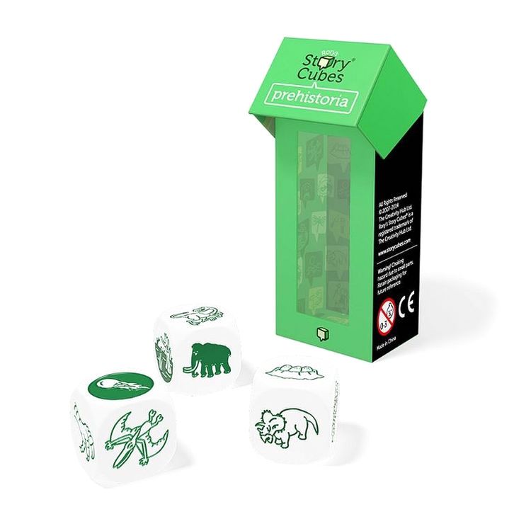 Настольная игра «Кубики Историй», дополнение к набору «Динозавры», (3 кубика) — картинка 2