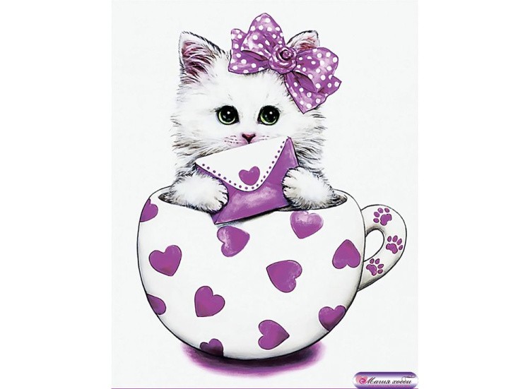 Папертоль «Коточашка - сердечко» — картинка 2