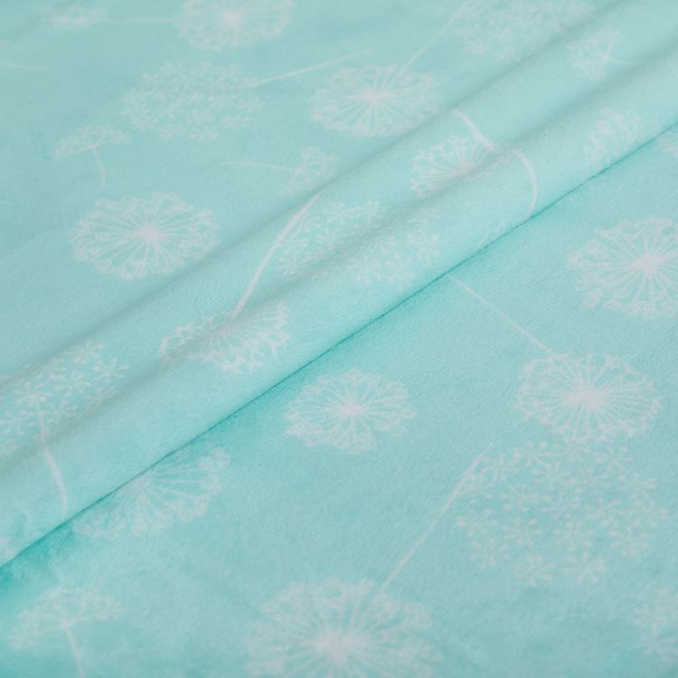 Плюш SS RAINBOW MAGIC CUDDLE, 1 м х 150 см, 370 г/м2, 100% полиэстер, цвет: WHISH SALTWATER принт, Peppy — картинка 2