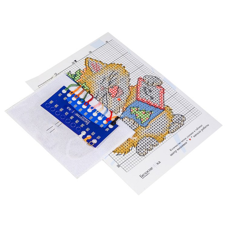 Набор для вышивания «Поющий котенок» — картинка 2