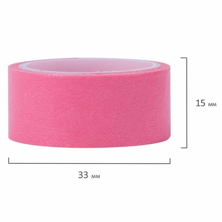 Клейкие WASHI-ленты для декора «Пастель», 7 цветов, 15 мм х 3 м — картинка 5