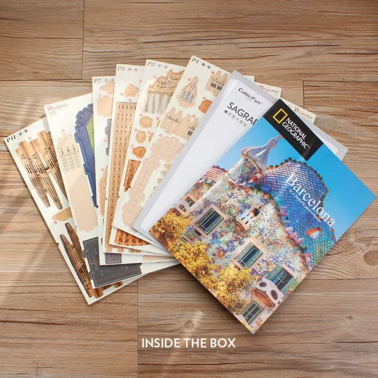 3D пазл CubicFun «National Geographic. Саграда Фамилия» — картинка 7