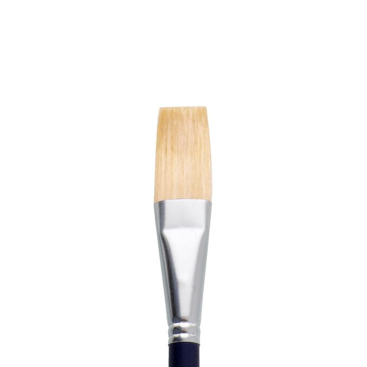 Кисть щетина «Gallery» №08, удлиненная выставка, плоская, 5 шт., длинная ручка, Vista-Artista — картинка 2