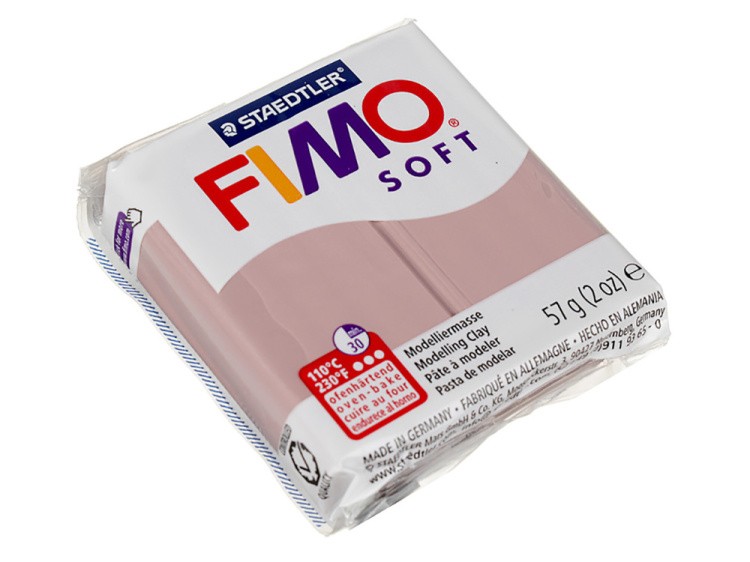 Полимерная глина FIMO Soft, цвет: античная роза, 57 г — картинка 2