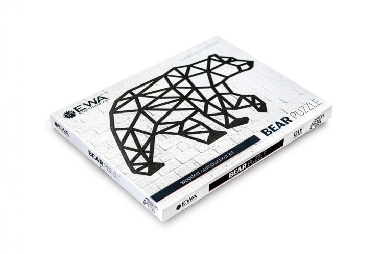 Деревянный интерьерный пазл «Медведь», Eco Wood Art — картинка 4