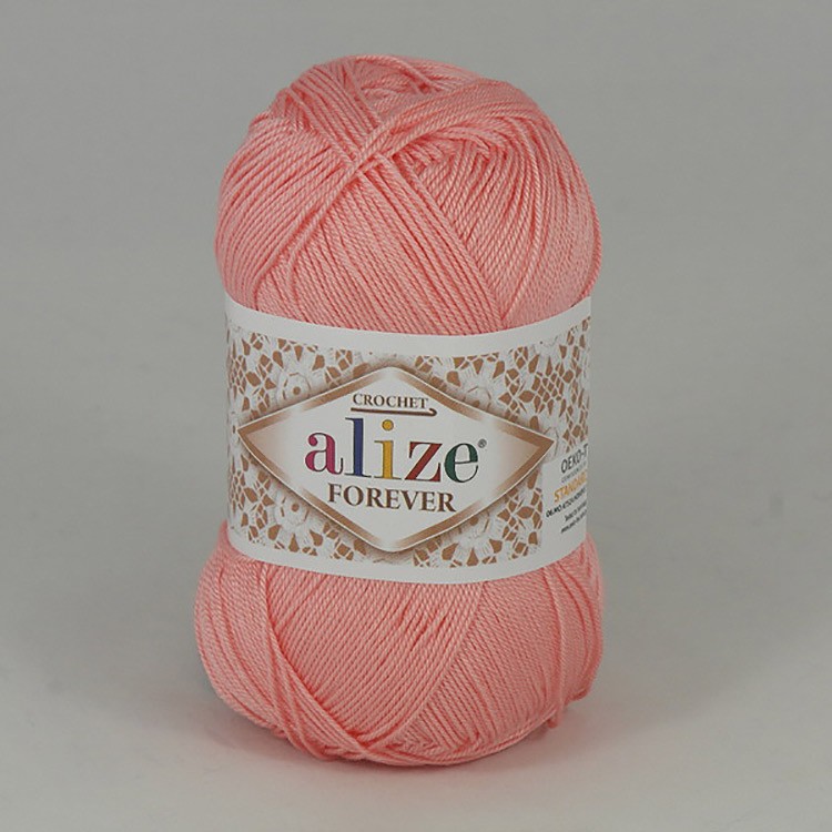 Пряжа ALIZE FOREVER (145), персиковый, 5 шт. по 50 г — картинка 2