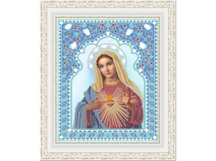 Рисунок на ткани «Непорочное сердце Марии»
