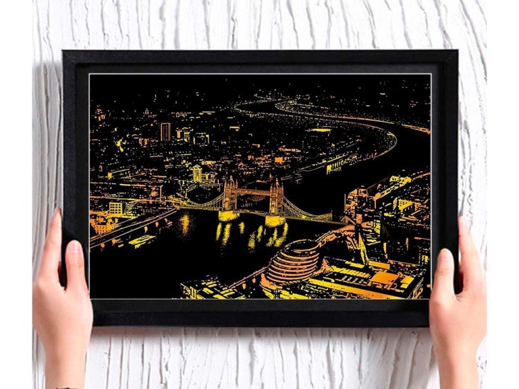 Скретч-картина «Bright City London» — картинка 4