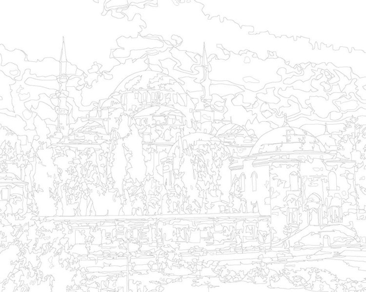 Картина по номерам «Мечеть Сулеймание 3» — картинка 3