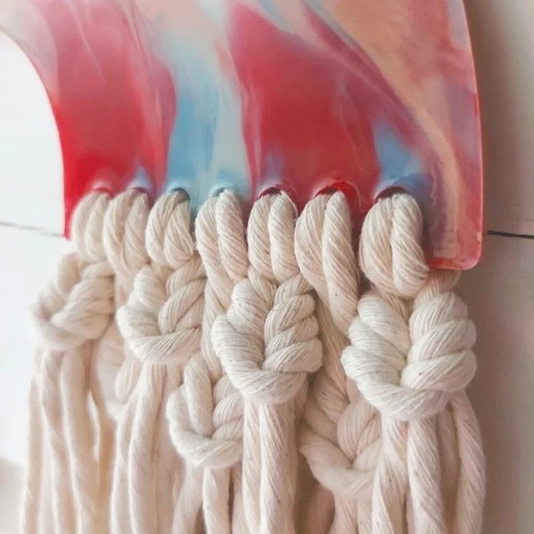 Модель №125 Силиконовый молд заготовка для макраме Радуга, 30x17x10 см, Craftsmen.store — картинка 4