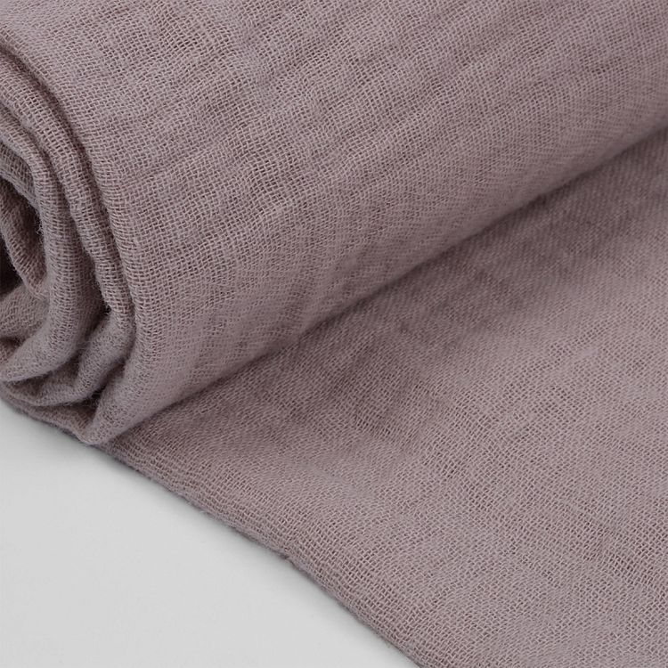 Ткань Муслин, 1 м х 130 см, 125 г/м², цвет: пудро-розовый, TBY — картинка 4