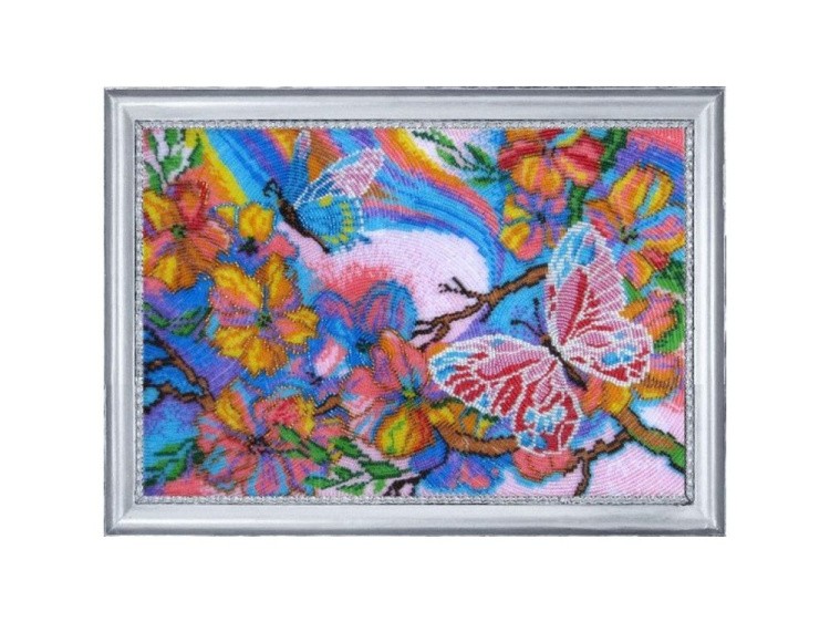 Набор для вышивания бисером «Сказочные бабочки»